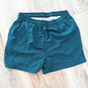 Castaways Men's Swim Trunks Lined Shorts Size Large Teal Blue